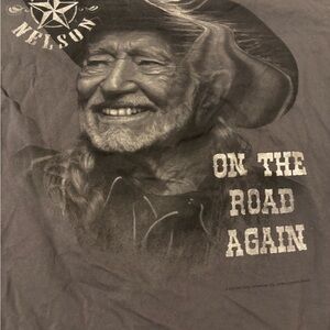 Willie Nelson Gray T-Shirt